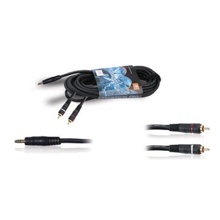 TECHNICAL PRO Technical Pro cymr186 MP3 to Dual RCA Audio Cables cymr186